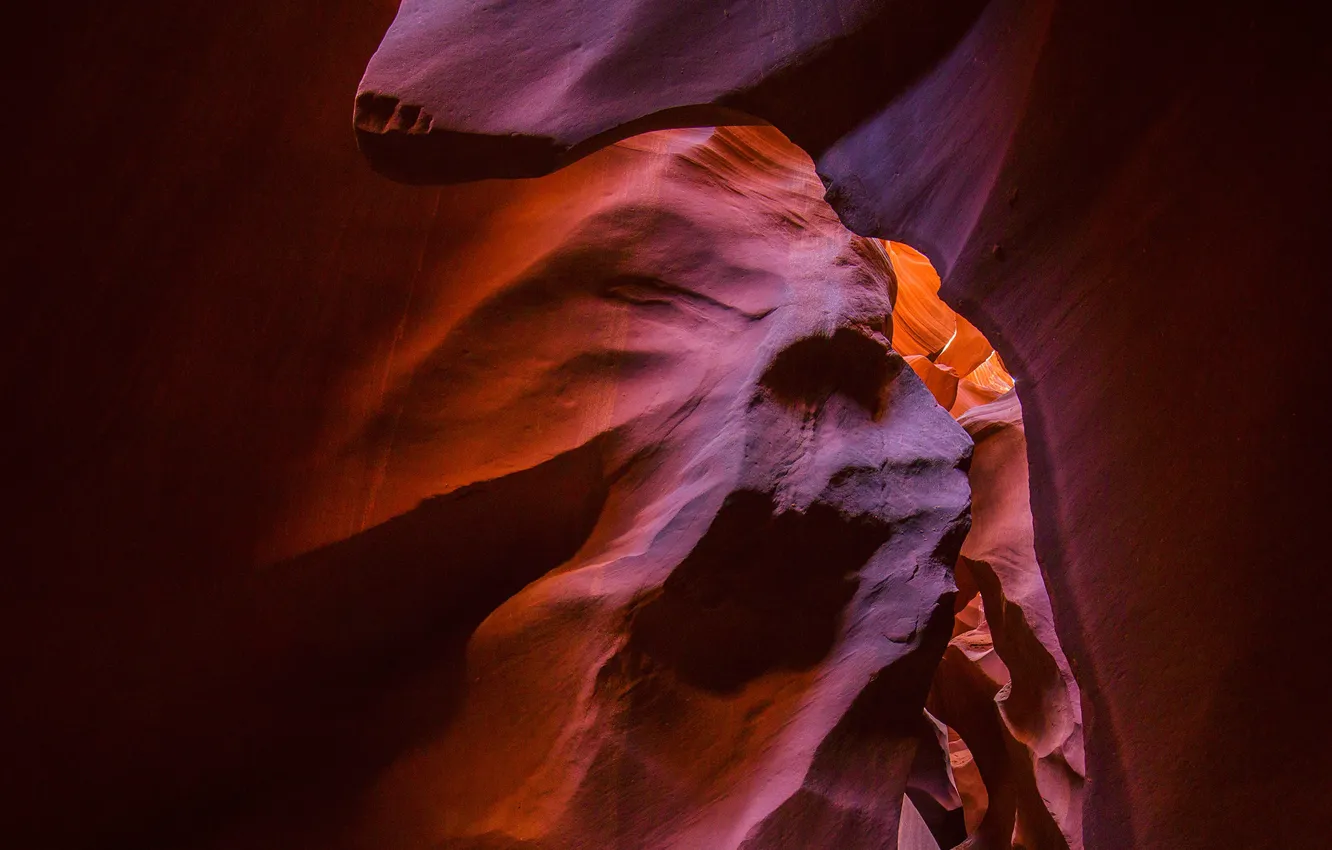 Фото обои Аризона, ущелье, США, каньон Антилопы