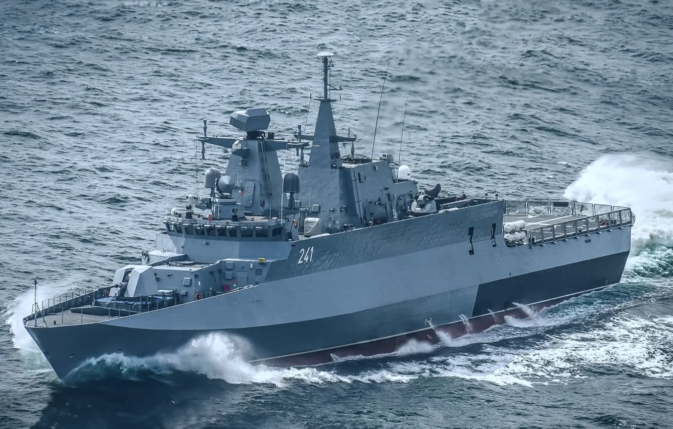 Фото обои корвет, патрульный корабль, ВМС Польши, Slazak