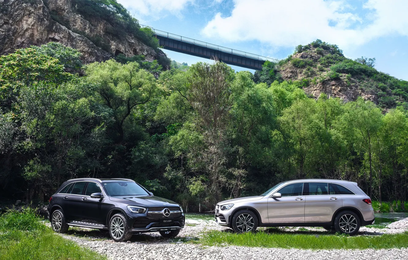 Фото обои фото, Mercedes-Benz, Автомобили, Кроссовер, 4MATIC, GLC, AMG Line, 2019