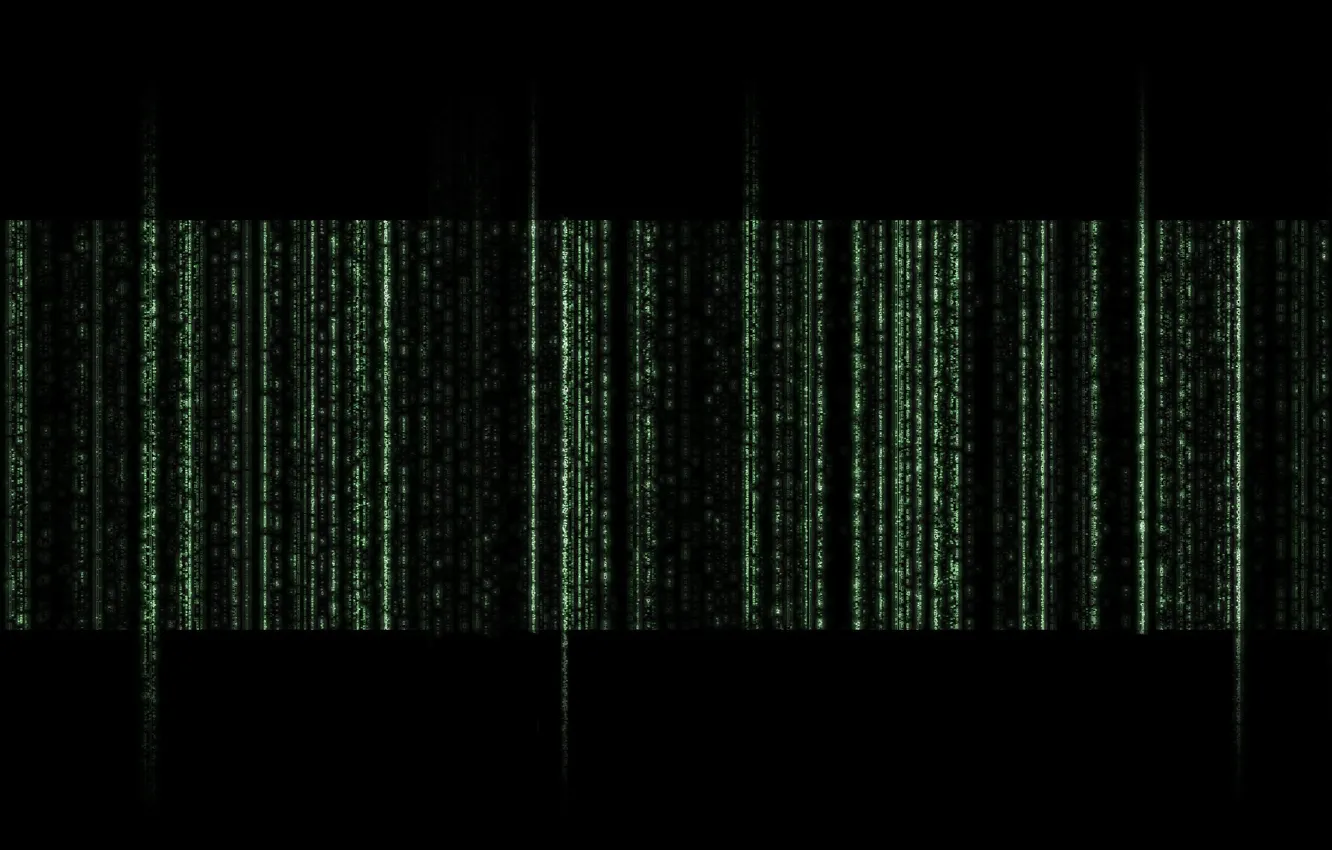 Фото обои код, матрица, matrix, черный фон, шифр
