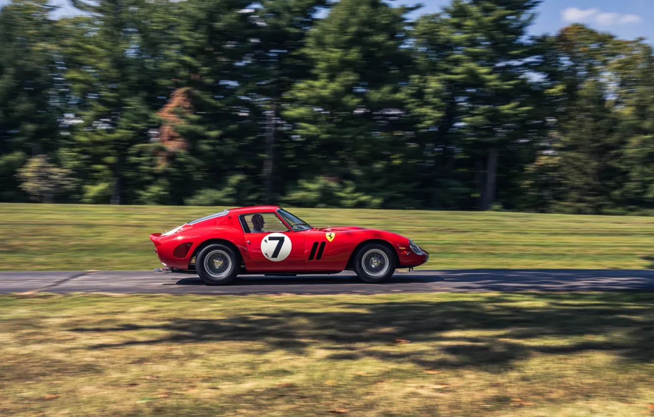 Фото обои Ferrari, speed, 1962, 250, Ferrari 250 GTO, Ferrari 330 LM