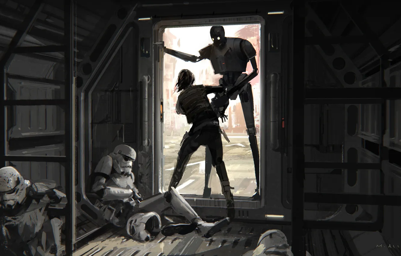 Фото обои Star Wars, Movie, Rogue One: A Star Wars Story, Изгой-один. Звёздные войны: Истории, Jyn Erso