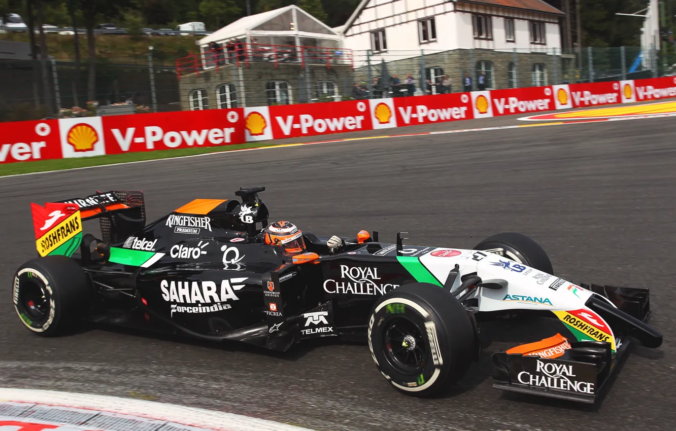 Фото обои Force India, VJM07, Nico Hulkenberg
