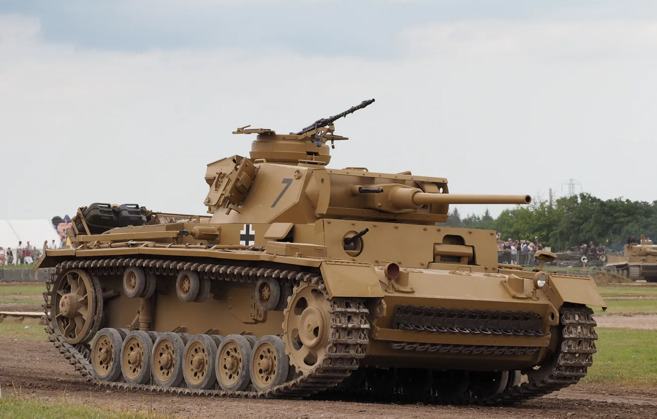 Фото обои танк, бронетехника, средний, Panzerkampfwagen III, PzKpfw III