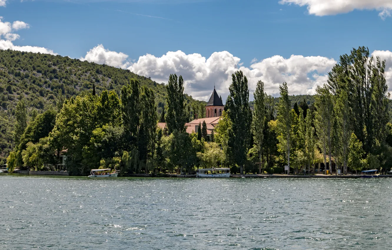 Фото обои фото, Природа, Озеро, Деревья, Парк, Хорватия, National Park, Krka