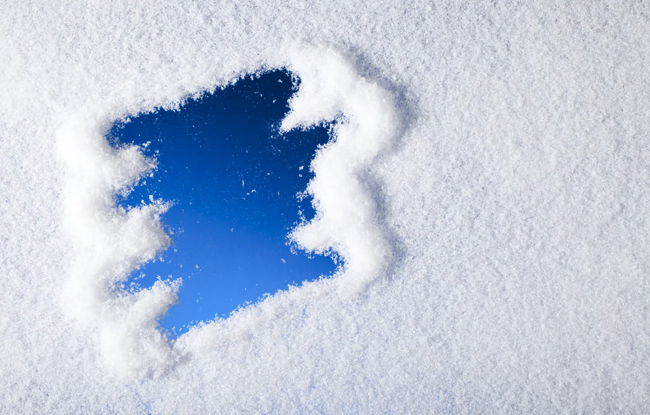 Фото обои зима, снег, снежинки, blue, winter, snow