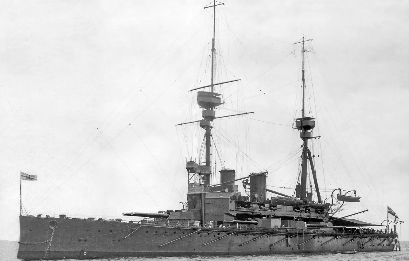 Фото обои дредноут, HMS Agamemnon, Королевского Флота Великобритании