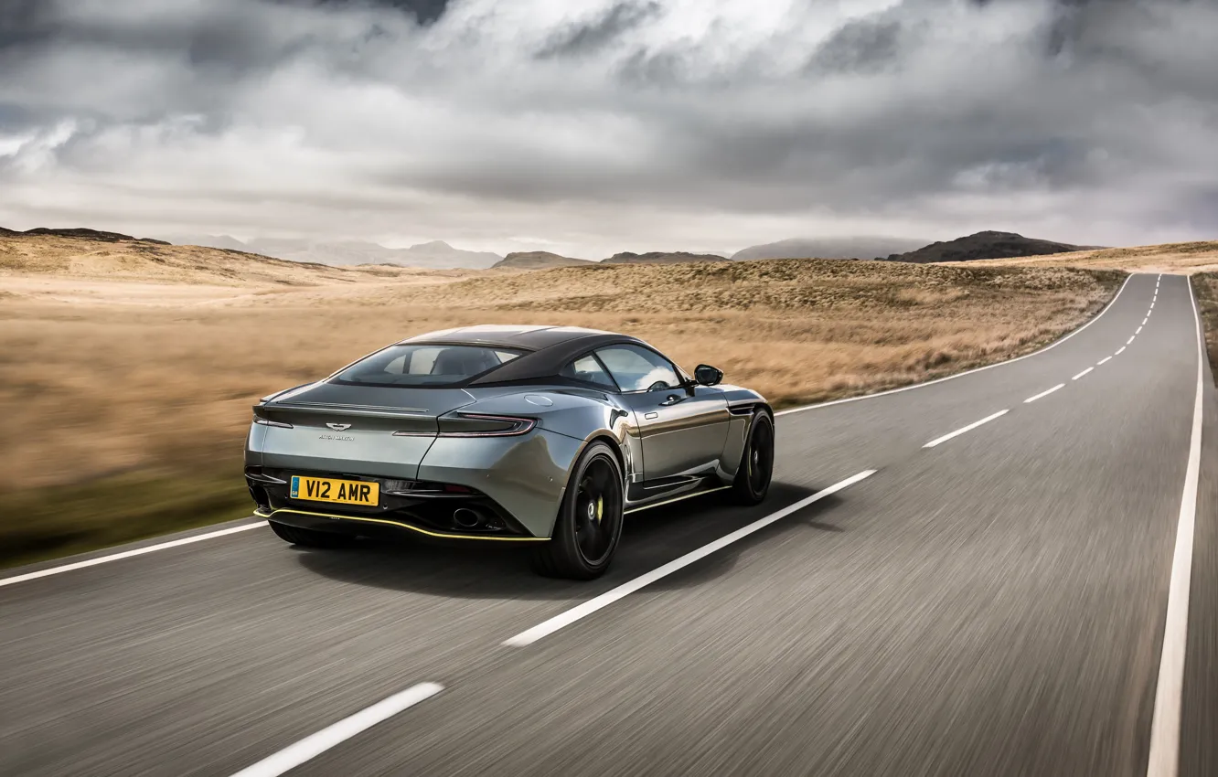 Фото обои Aston Martin, вид сзади, 2018, DB11, AMR, Signature Edition