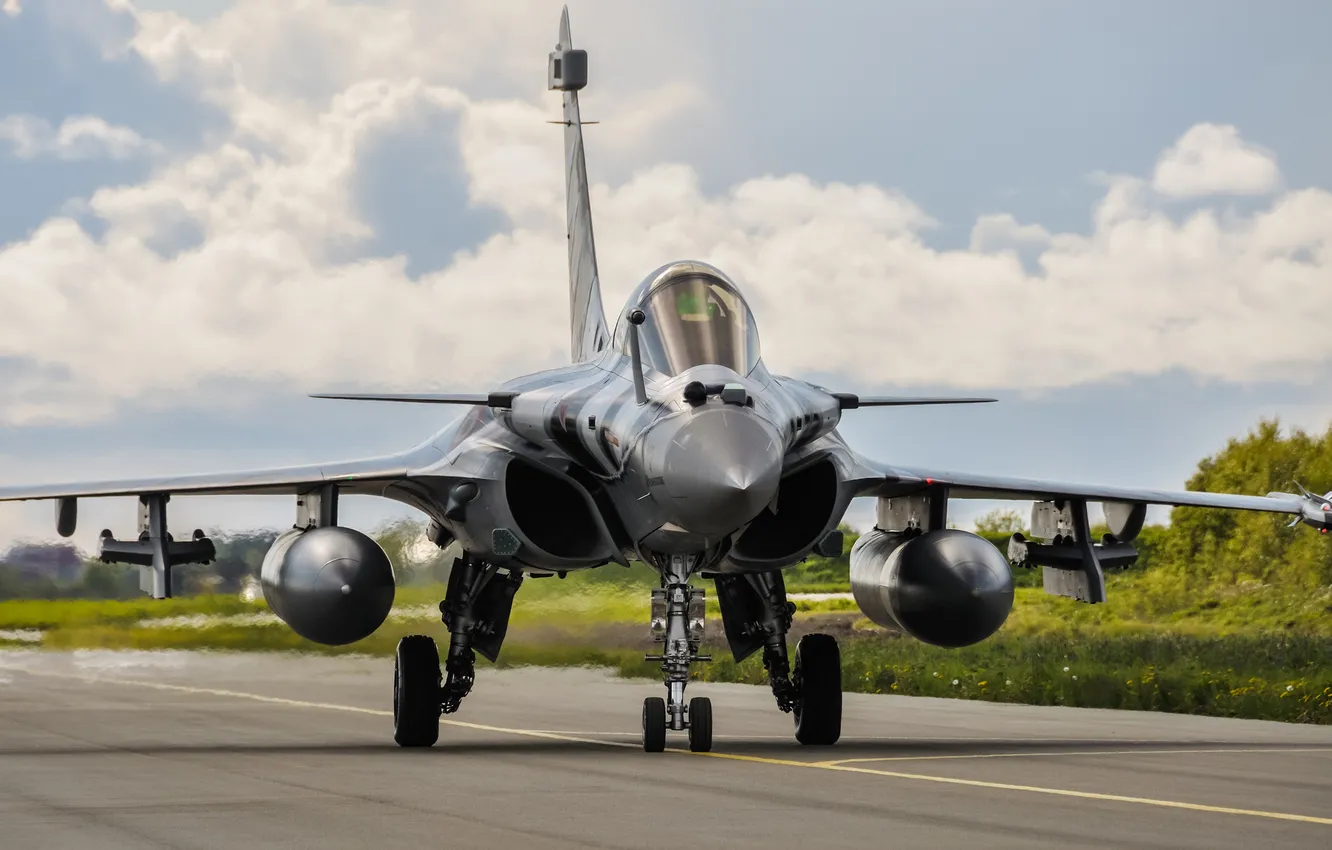 Фото обои истребитель, аэродром, многоцелевой, Dassault Rafale, «Рафаль»