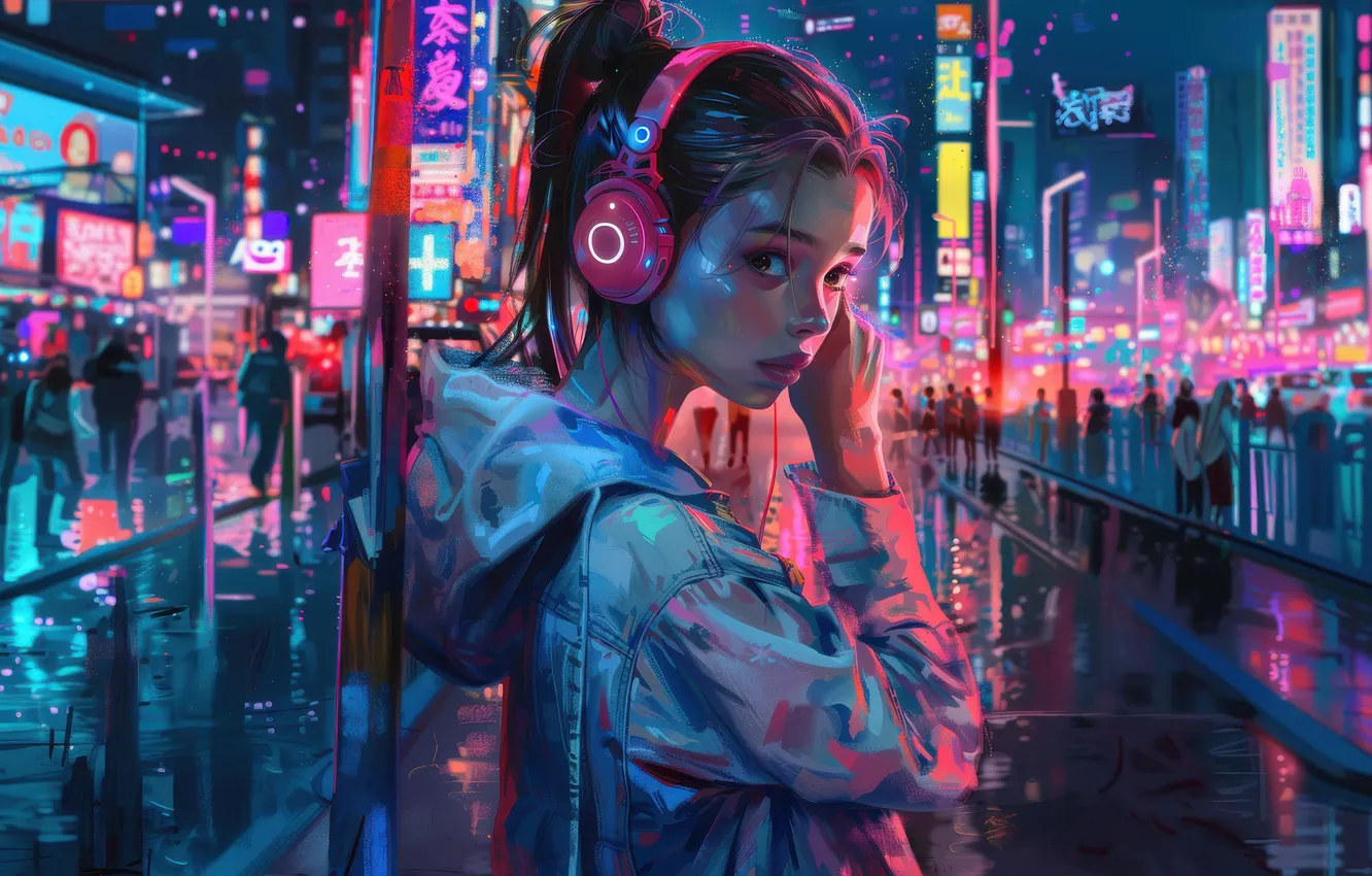 Фото обои girl, sweetheart, ai art