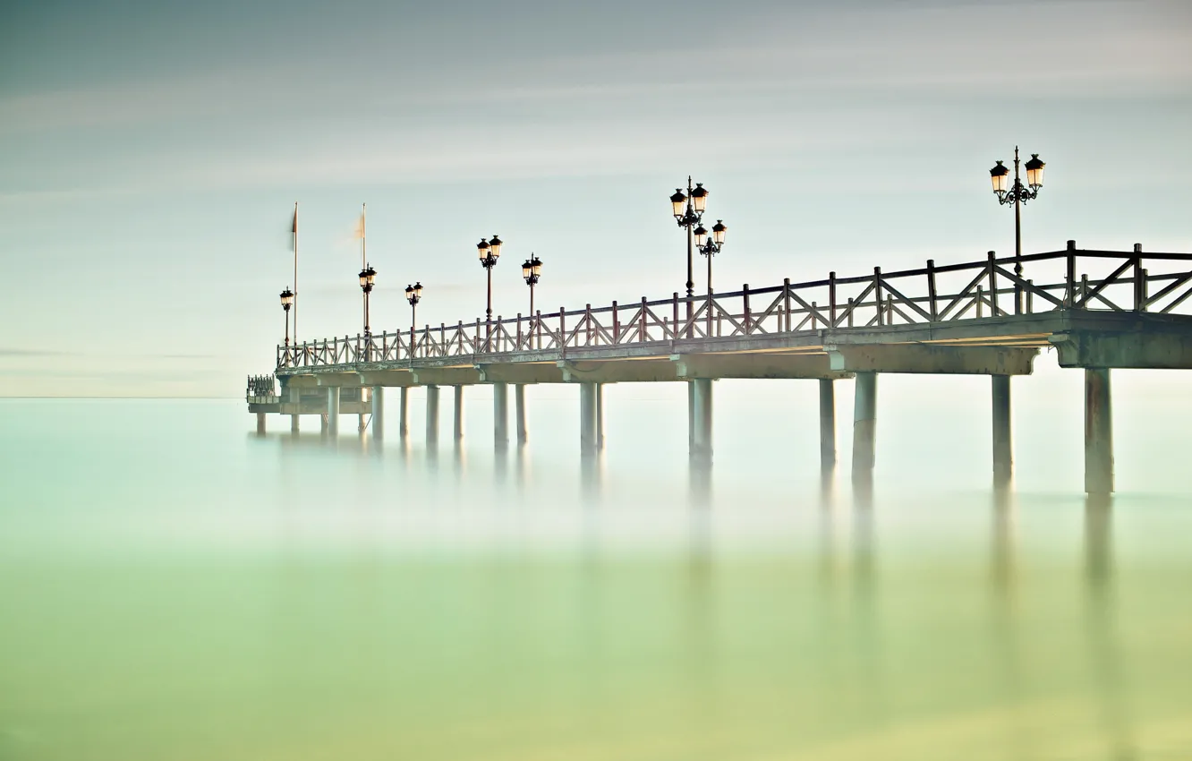 Фото обои пейзаж, мост, Spain, Marbella, Andalusia