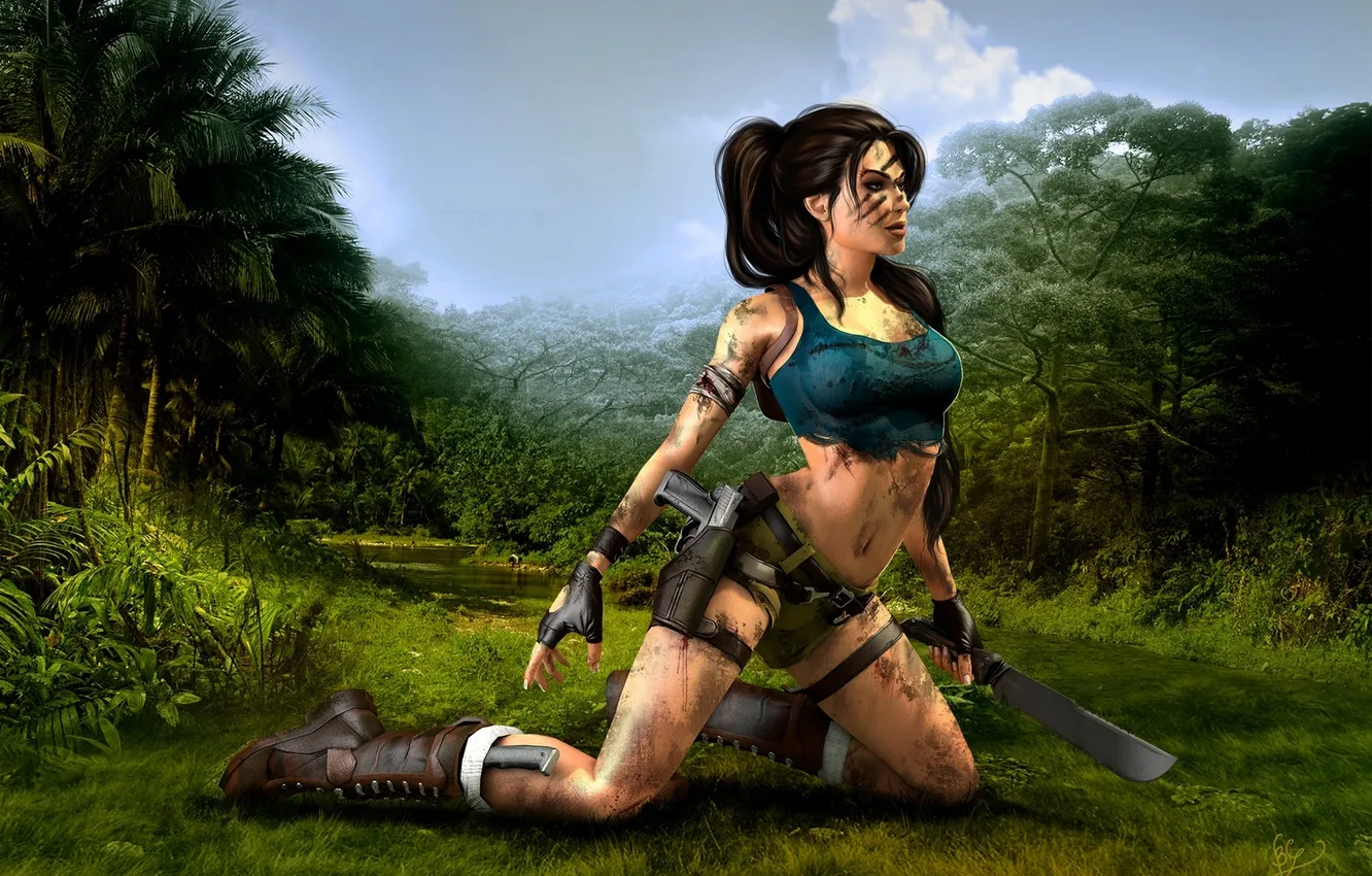 Фото обои девушка, tomb raider, Lara Croft, Расхитительница гробниц, adventure