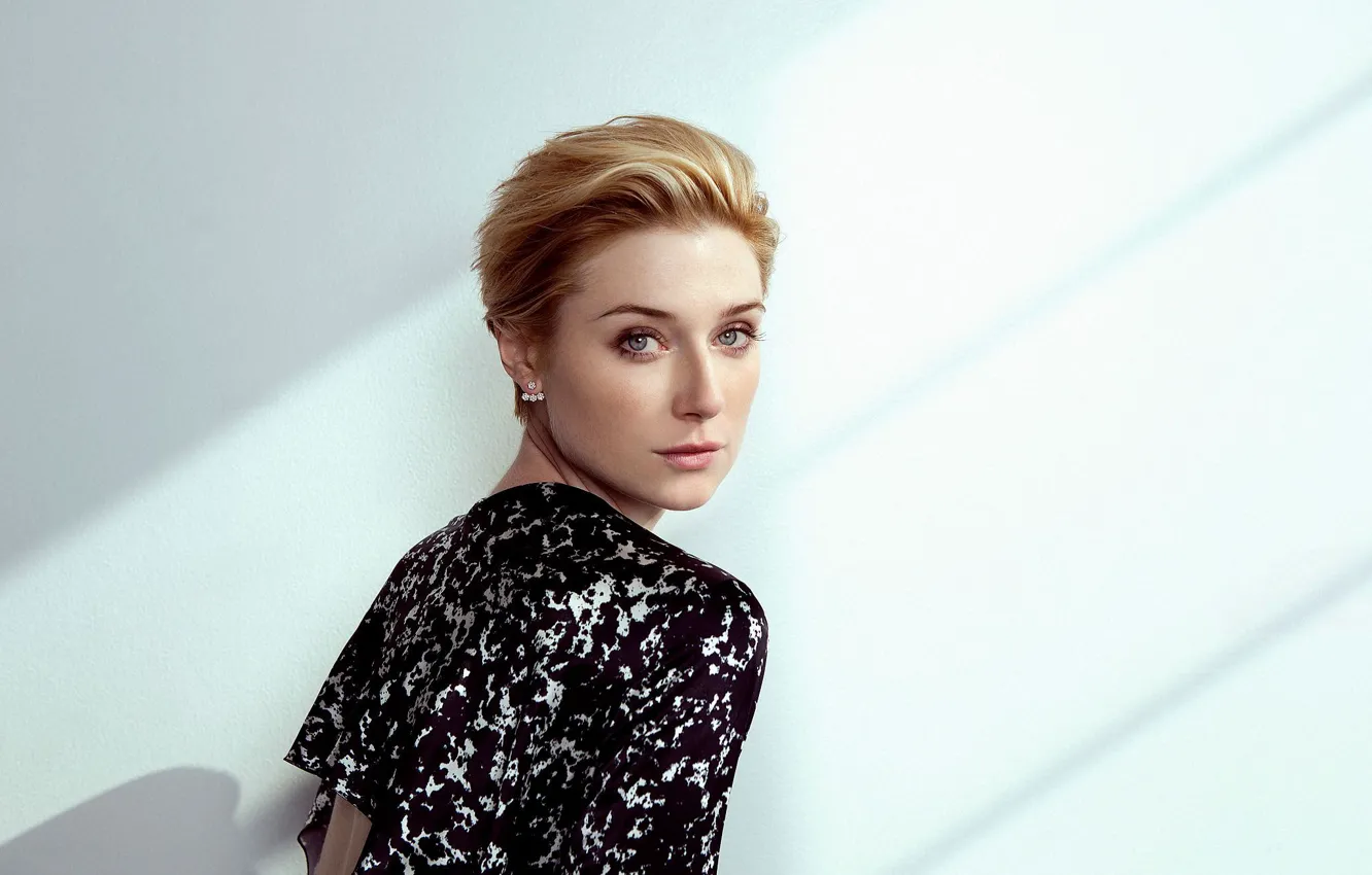 Фото обои модель, портрет, макияж, платье, актриса, прическа, рыженькая, Elizabeth Debicki