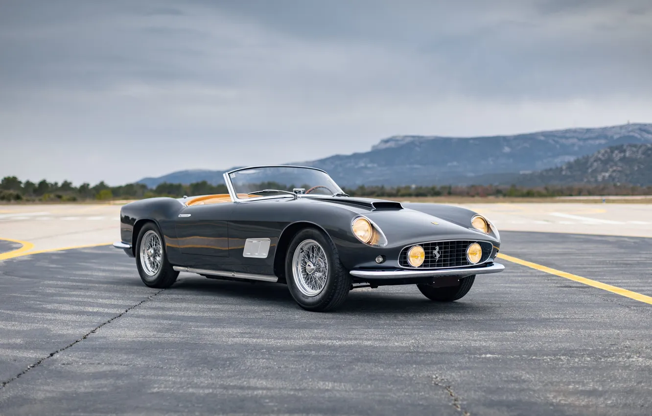 Фото обои Ferrari, 250, 1958, Ferrari 250 GT California Passo Lungo