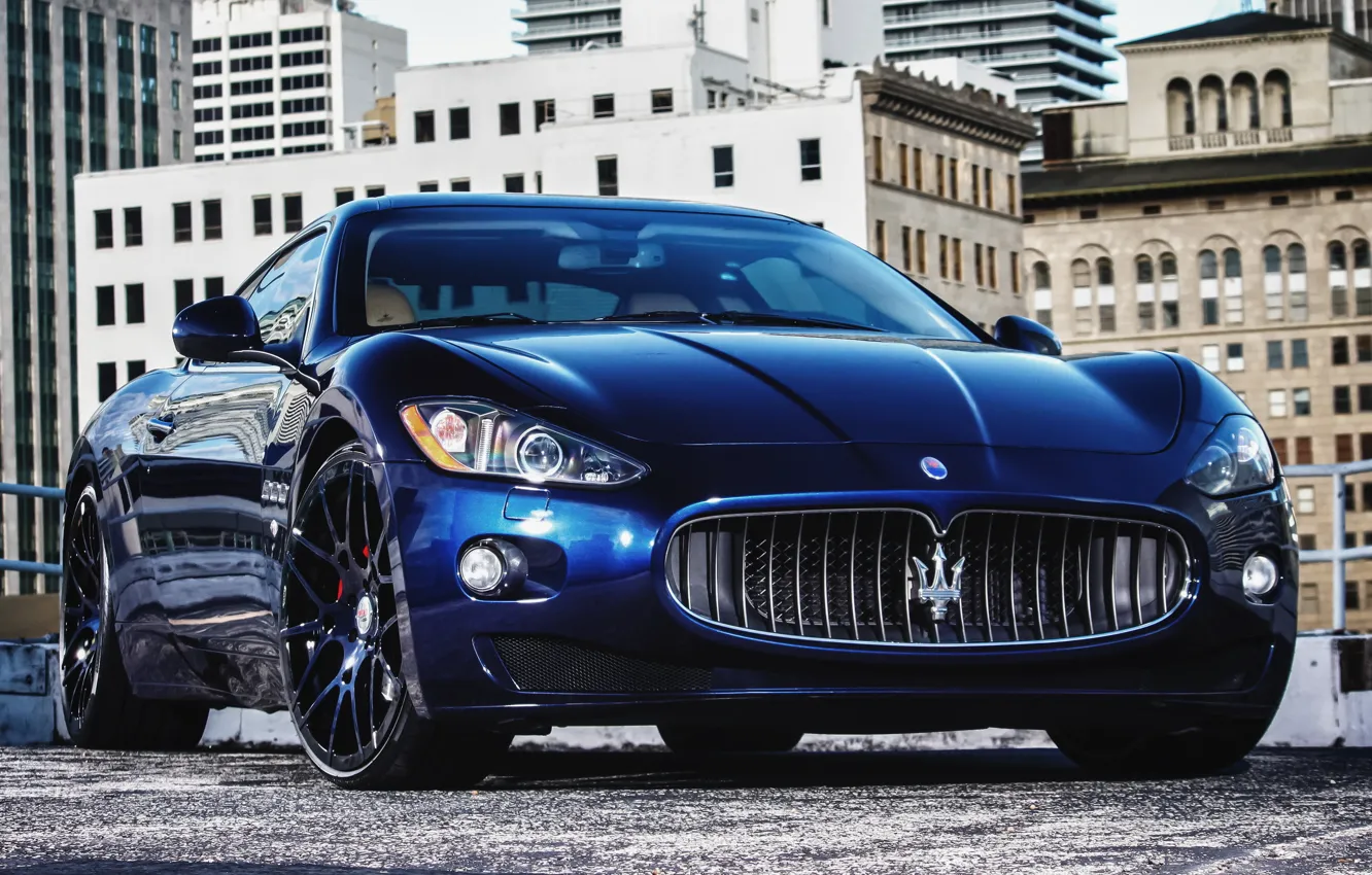 Фото обои Maserati, wheels, Granturismo, forgiato