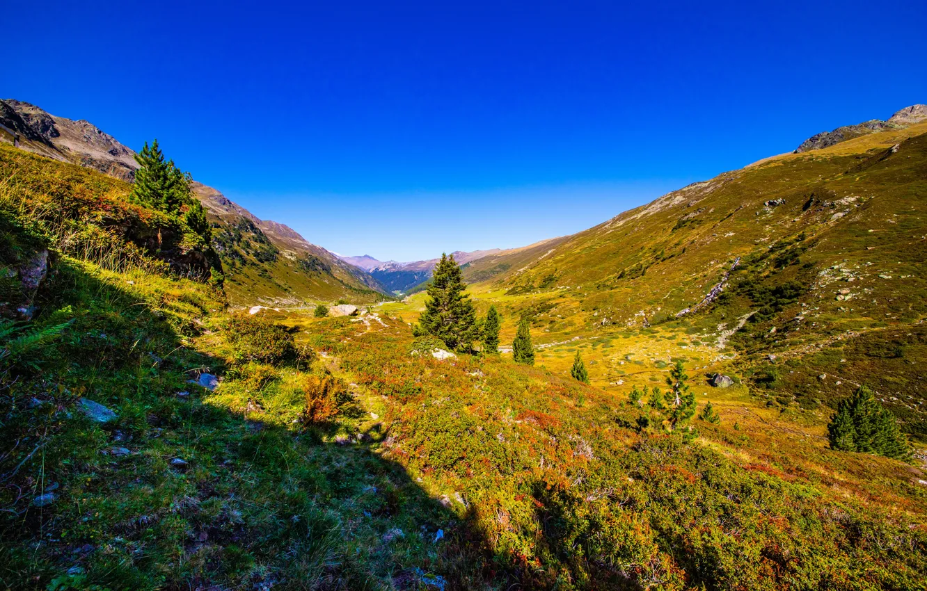 Фото обои горы, Швейцария, Альпы
