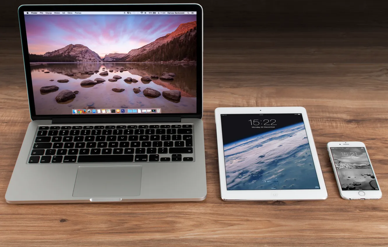 Фото обои apple, iphone, ipad, macbook