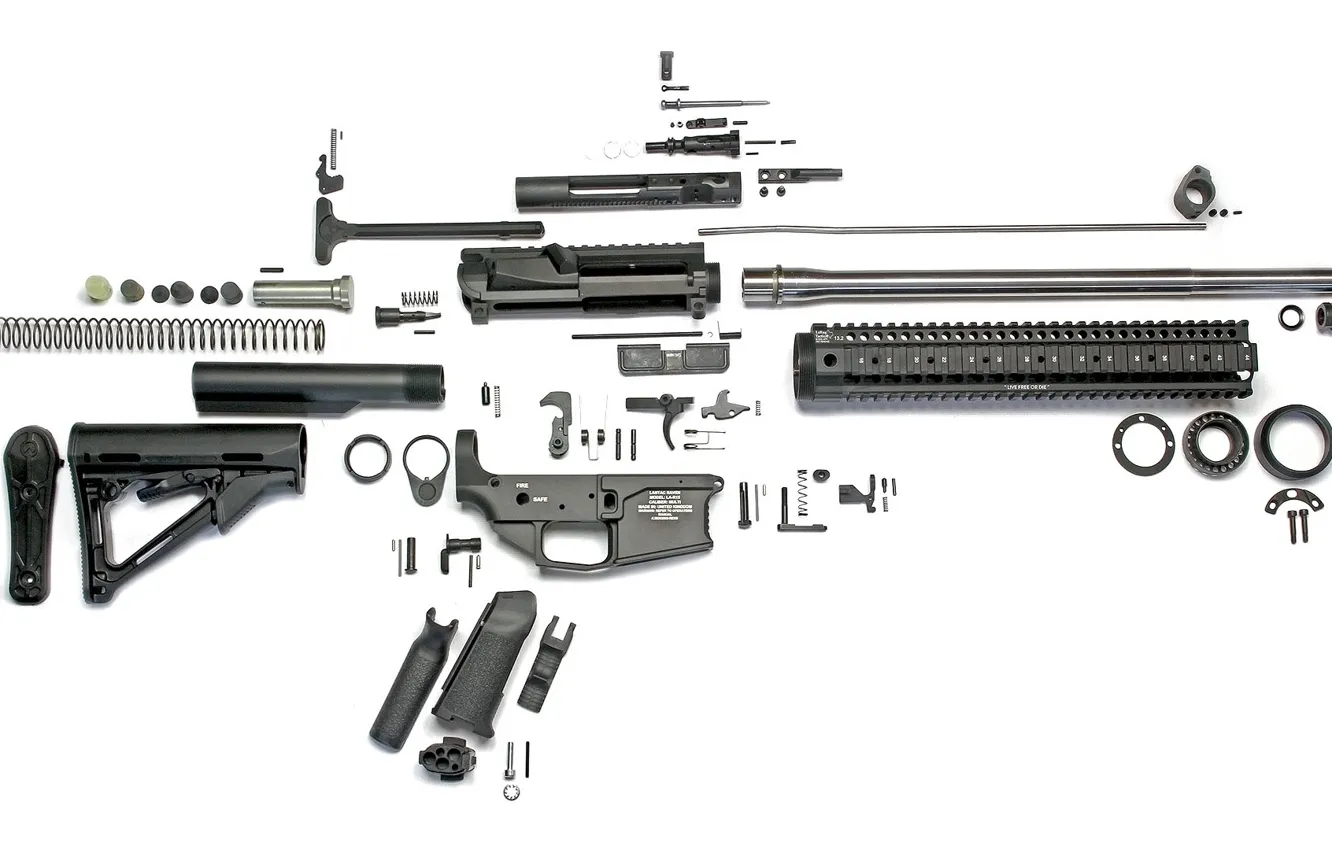 Фото обои детали, винтовка, штурмовая, assault rifle, AR-15