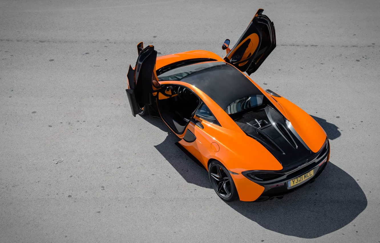 Фото обои McLaren, вид сверху, 570S