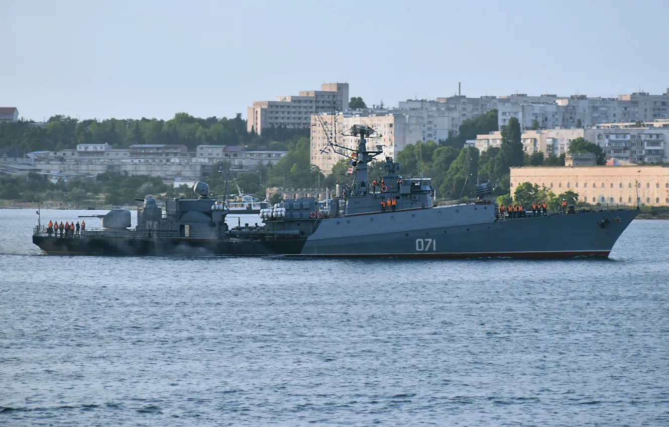 Фото обои корабль, противолодочный, малый, Севастополь, Суздалец