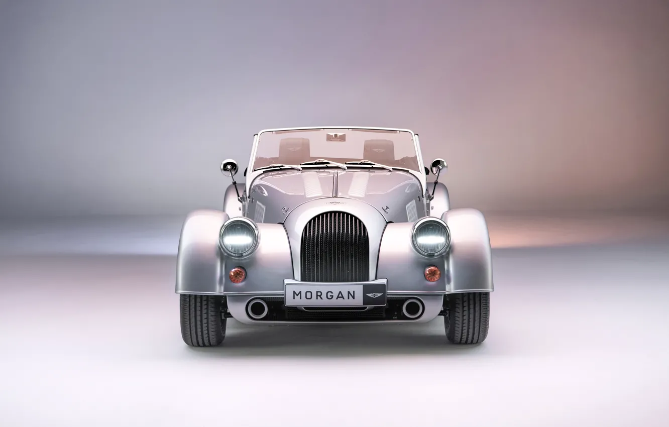 Фото обои front, Morgan, Plus Four, Morgan Plus Four