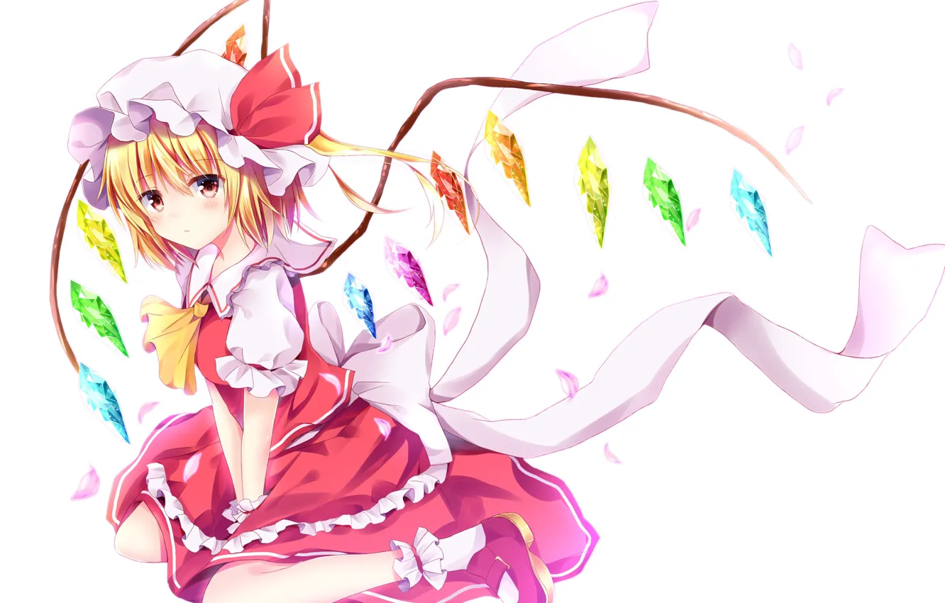 Фото обои Touhou, flandre scarlet, hyurasan