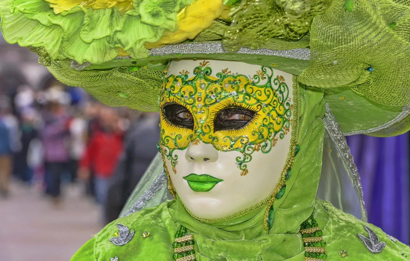 Фото обои маска, Венеция, наряд, карнавал