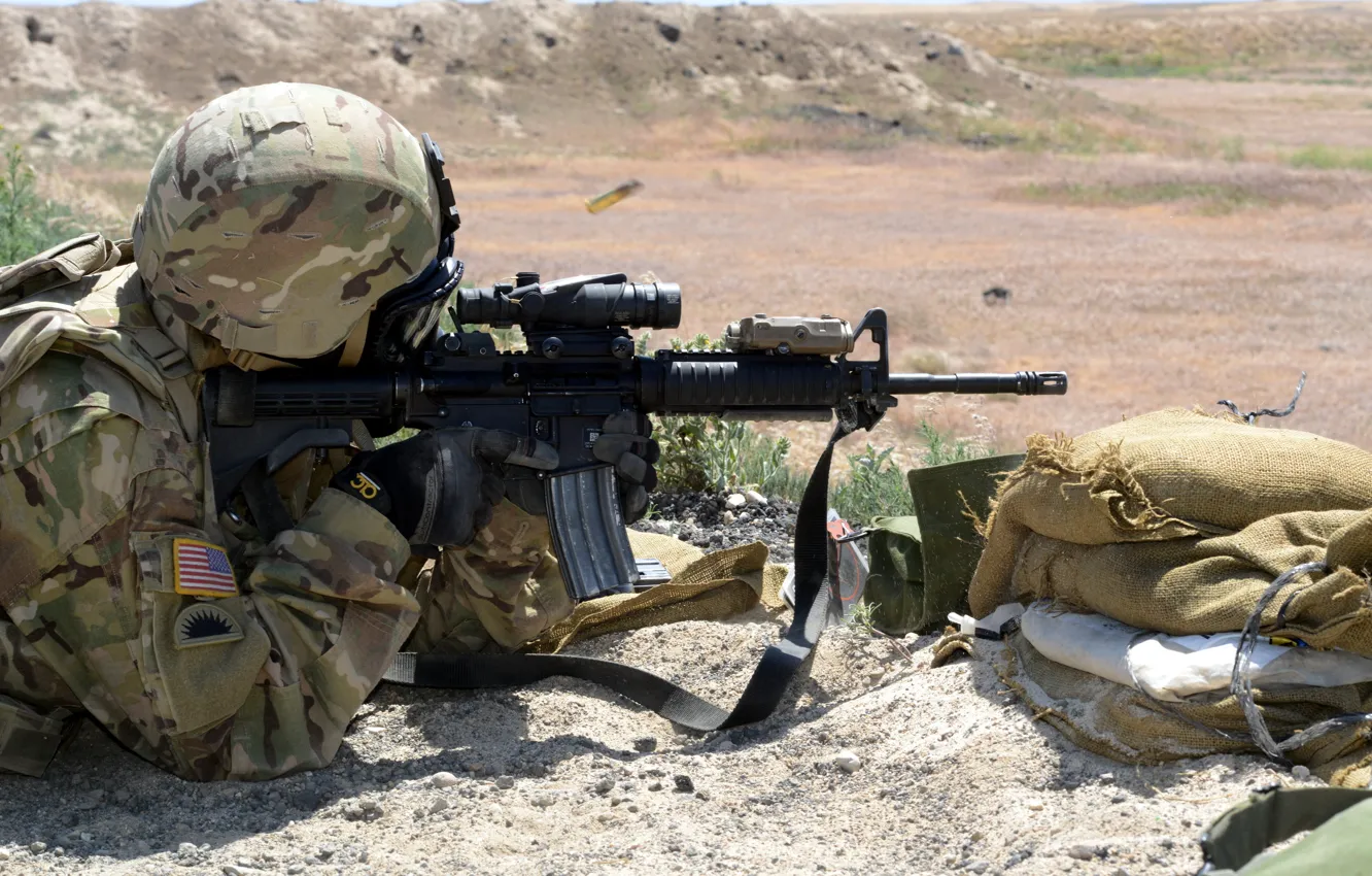 Фото обои оружие, солдат, U.S. Marine Corps
