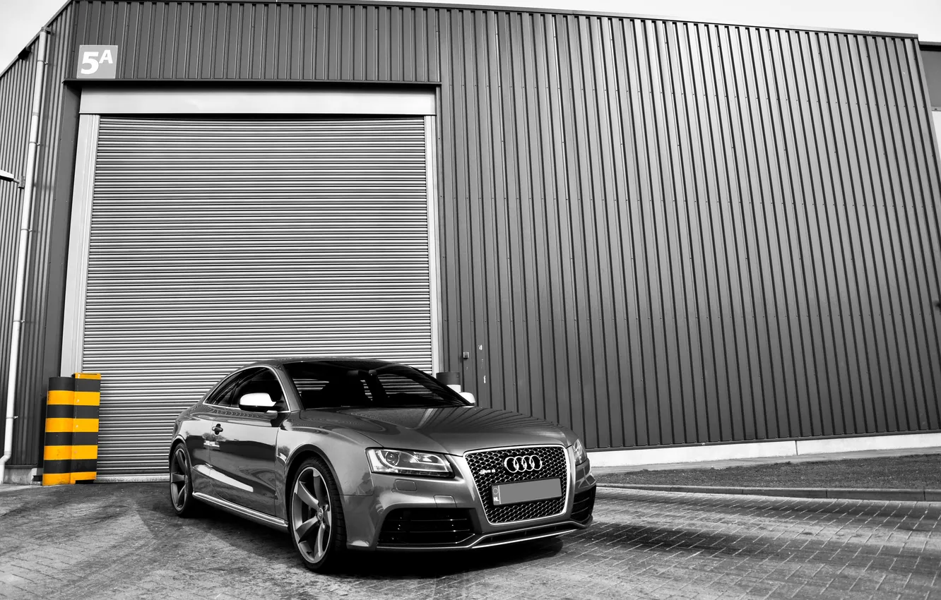 Фото обои Audi, гараж, ангар, RS5
