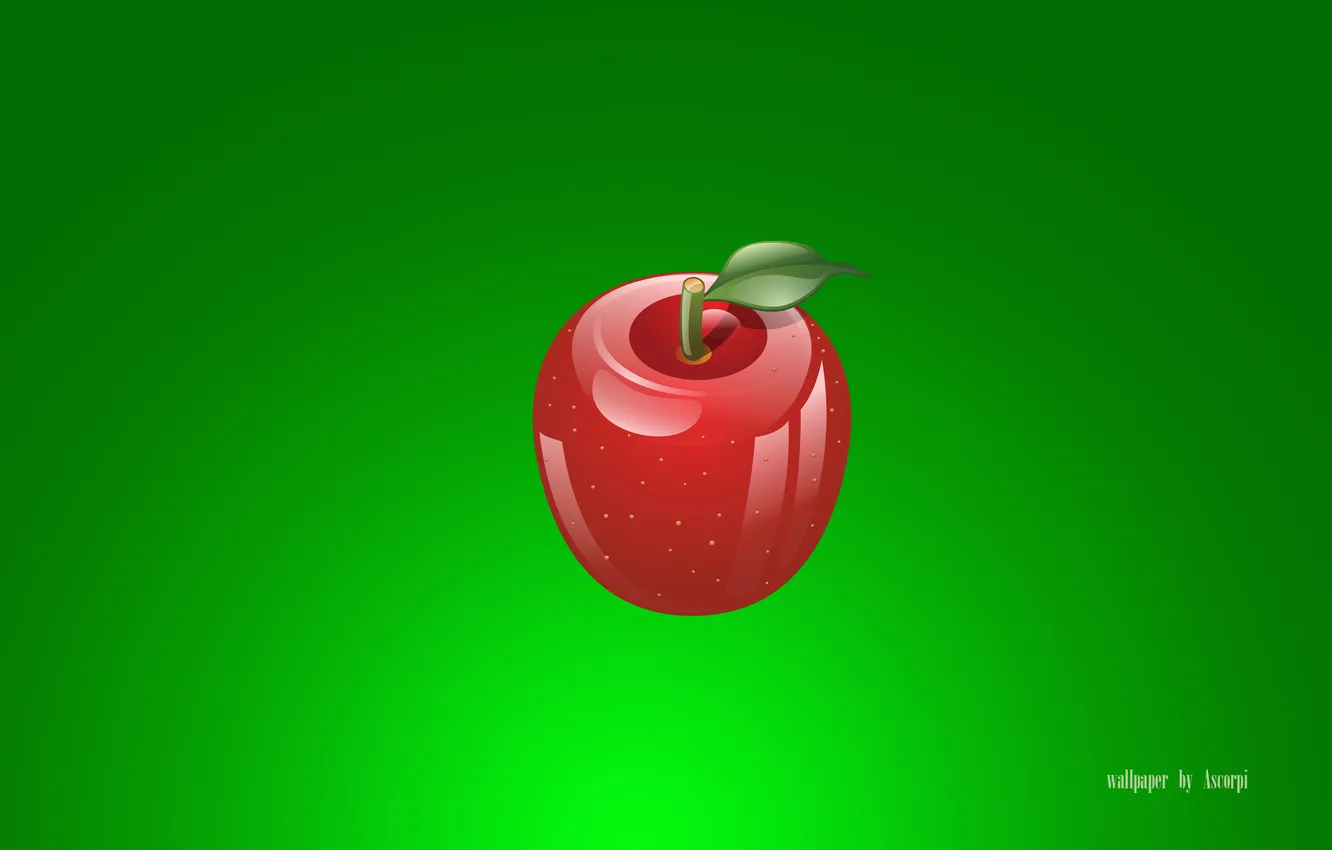 Фото обои красный, яблоко, еда, зелёный