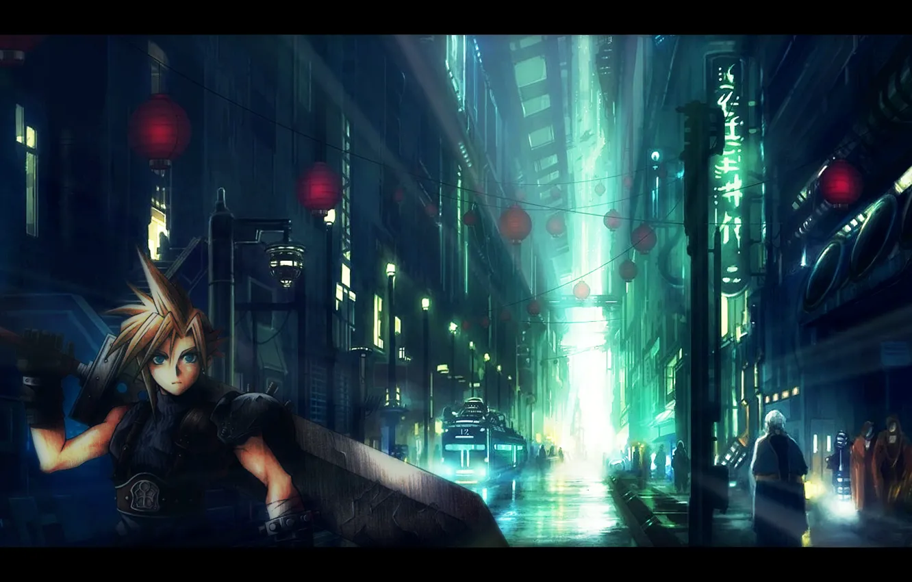 Фото обои Fantasy, Strife, Tifa, Sexy, Seven, Final fantasy 7, Square, Game