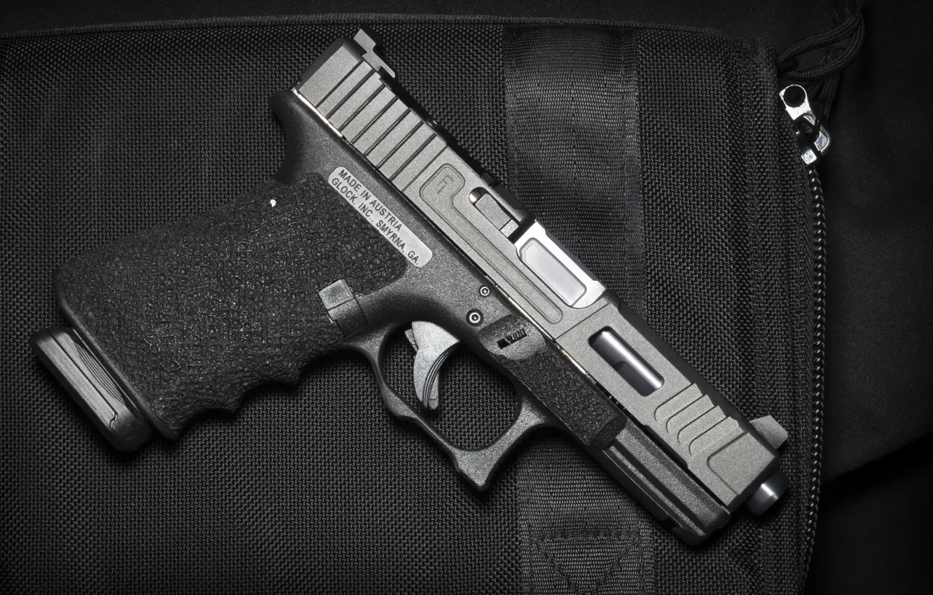 Фото обои пистолет, Glock 19, самозарядный