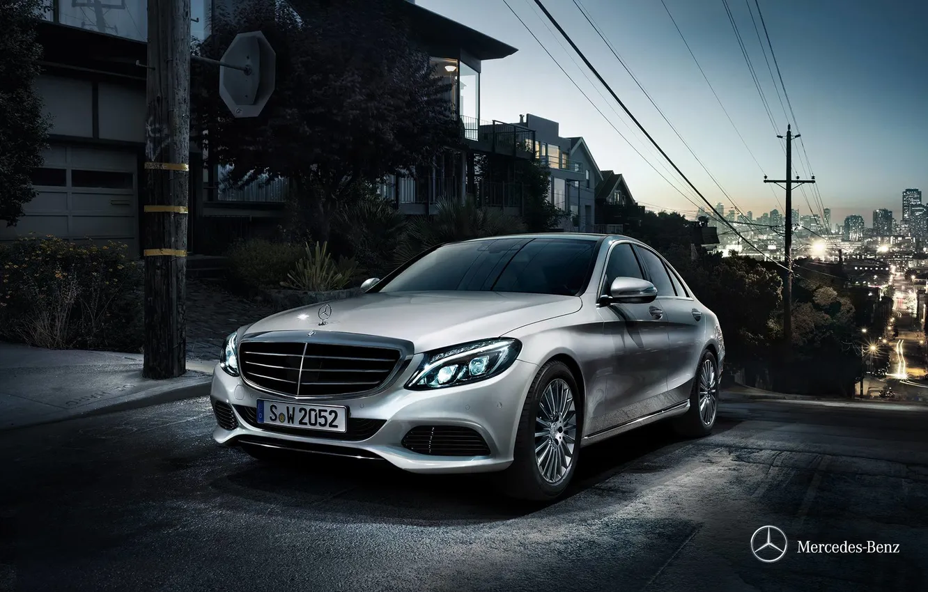 Фото обои Mercedes-Benz, седан, мерседес, Sedan, 2014, C-Class, W205