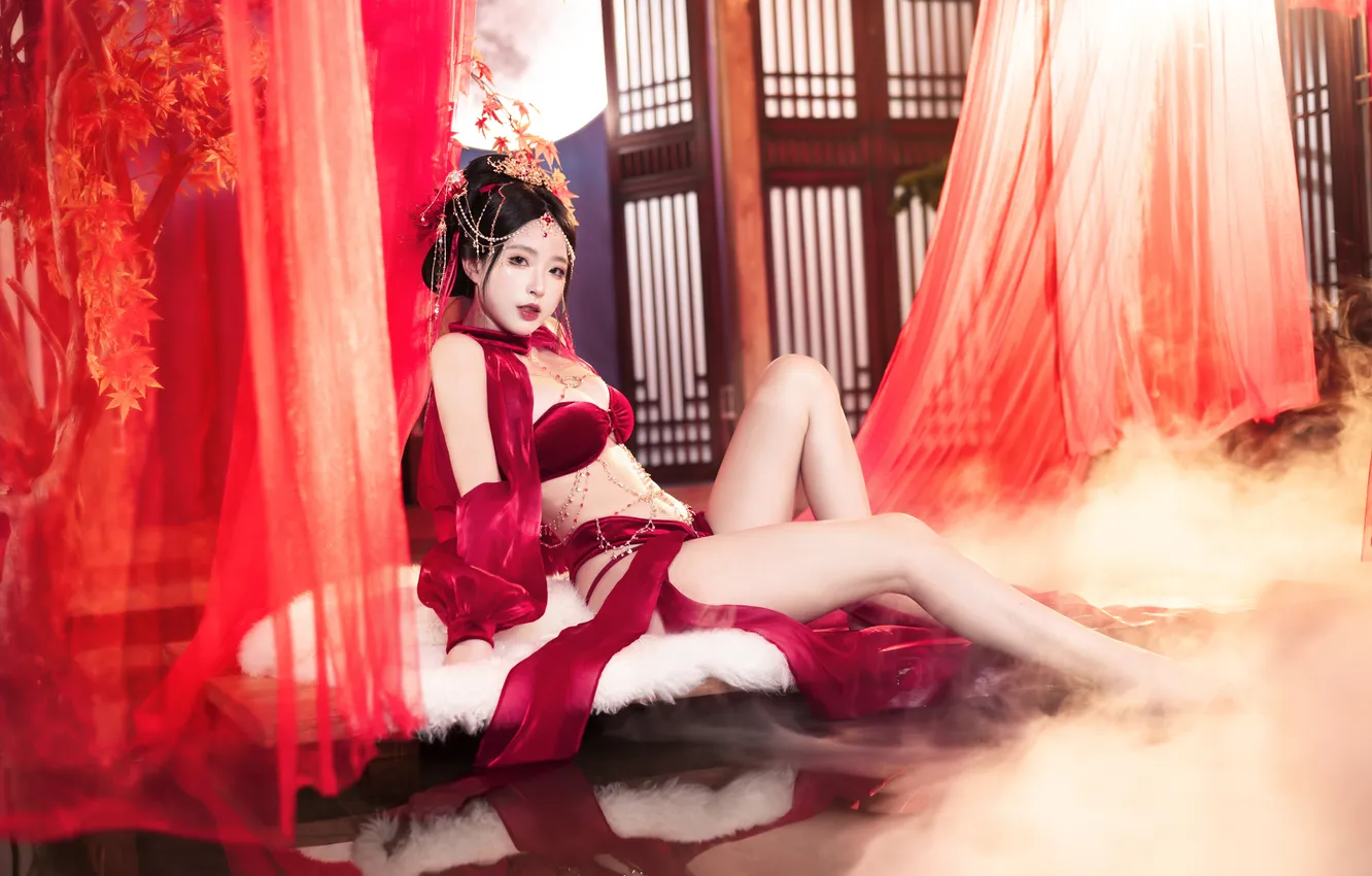 Фото обои Asian, model, women, cosplay, Shimizu Yuno, Qing Shui You Nai