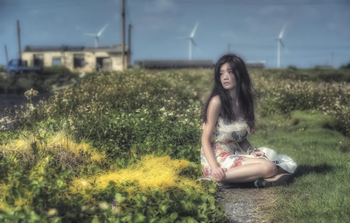 Фото обои wallpaper, girl, sexy, woman, model, china, asian, cute