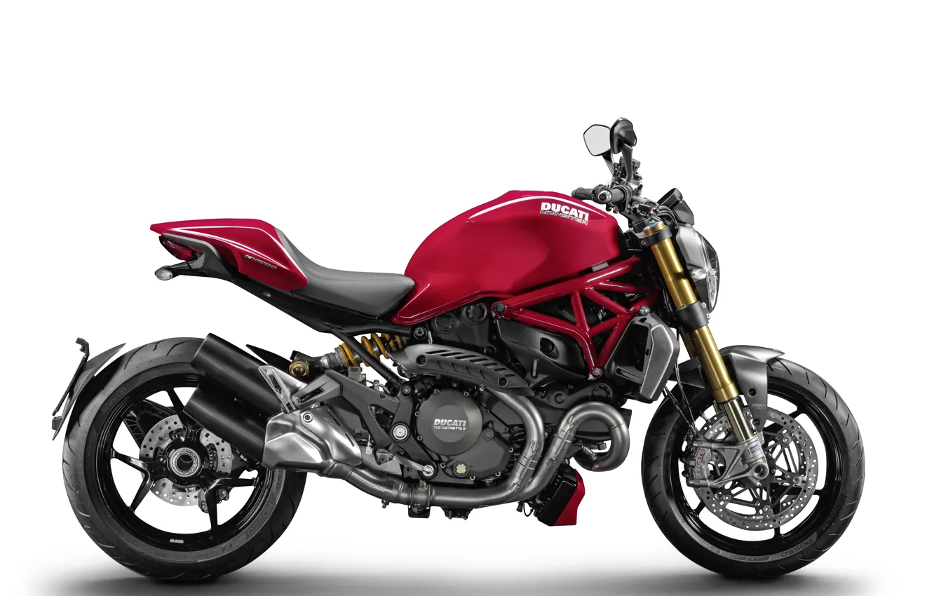 Фото обои red, Ducati, Monster, moto, bike, Legend, classic