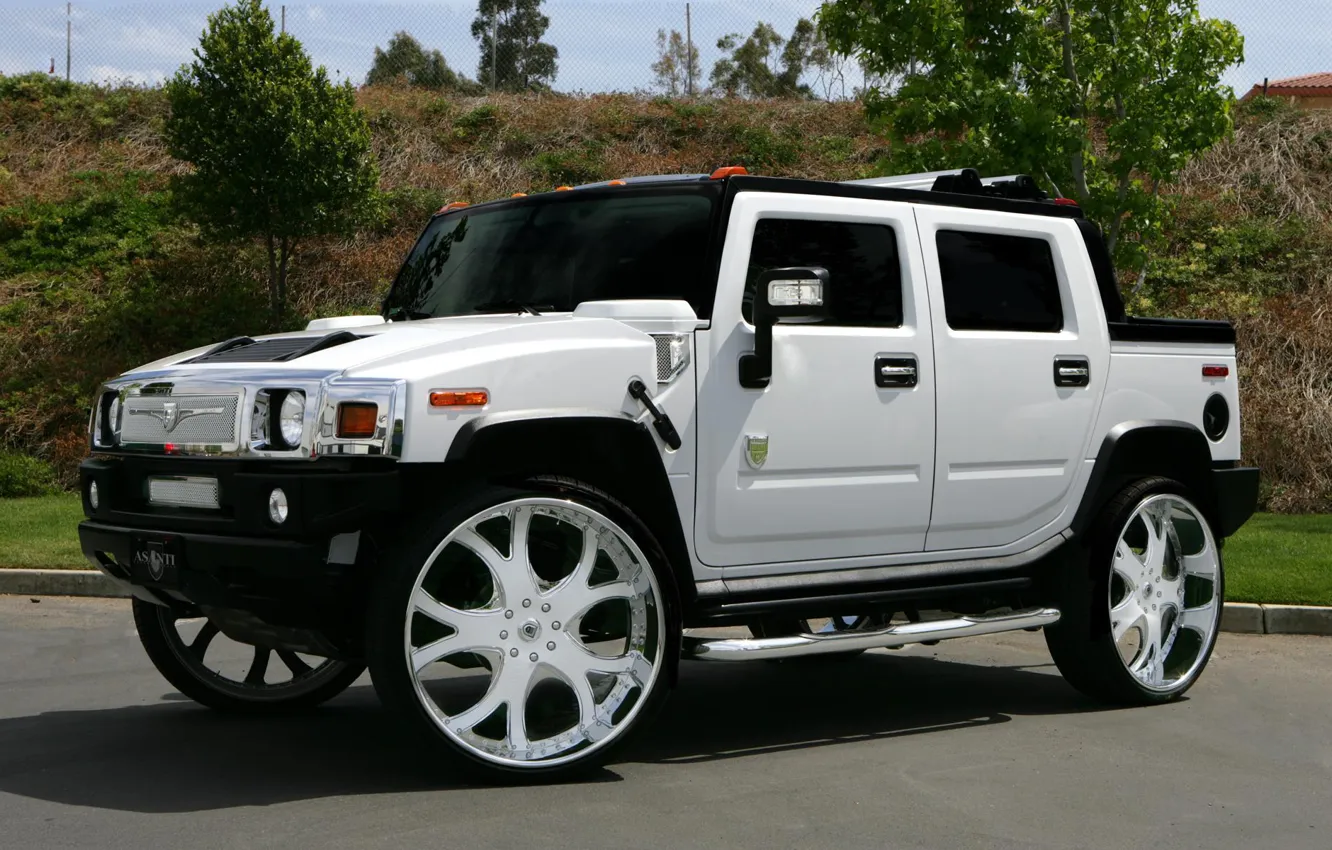 Фото обои tuning, hummer, suv, asanti