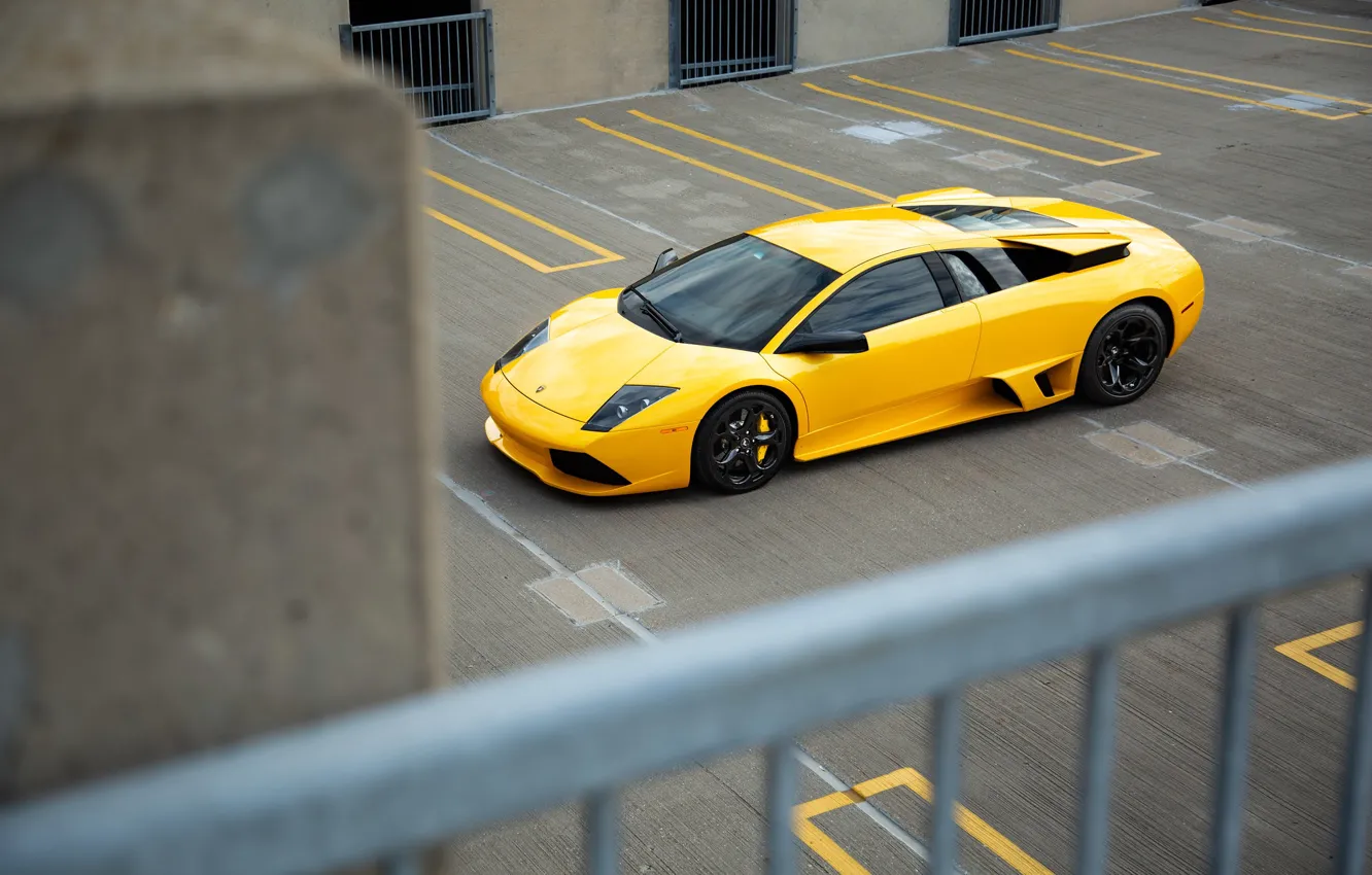 Фото обои Lamborghini, Murcielago, Parking, Lp640