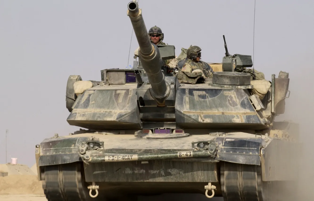 Фото обои оружие, танк, MBT-M1A1_Abrams