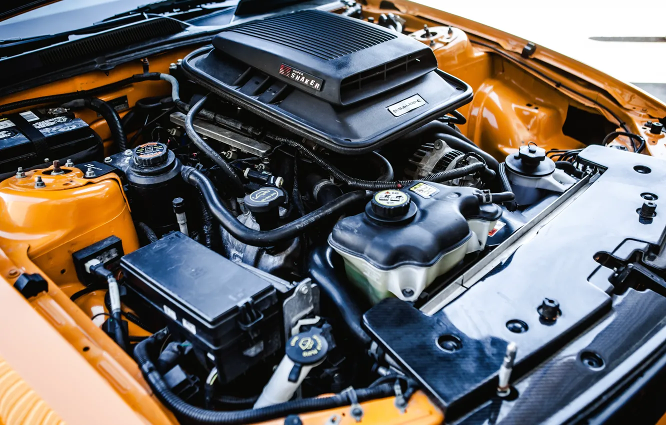 Фото обои двигатель, Mustang, Ford, 2008, Saleen, S302, Extreme