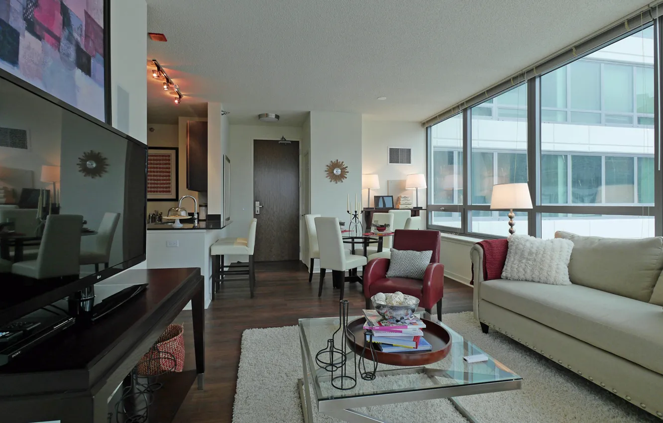 Фото обои Chicago, Apartments, high rise