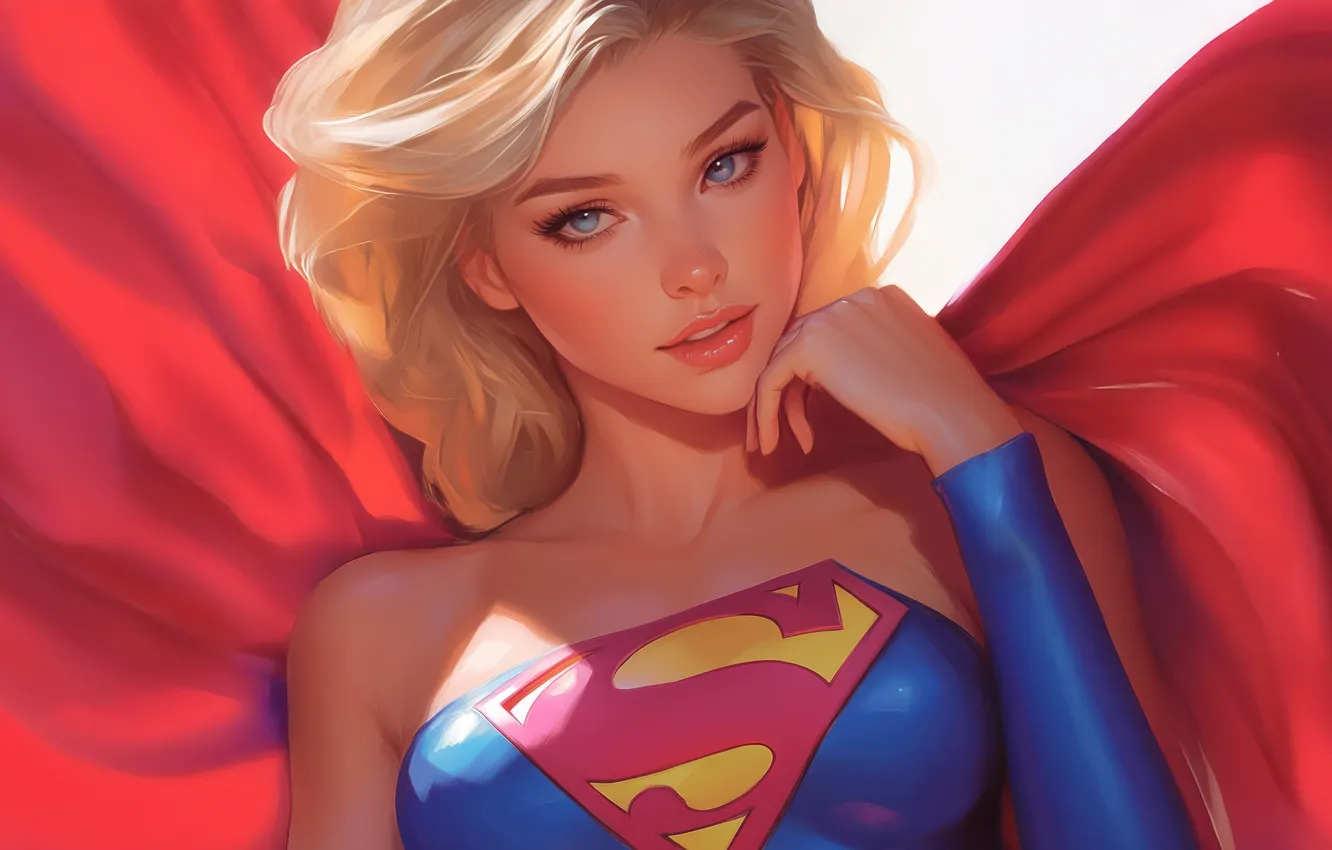 Фото обои supergirl, grind