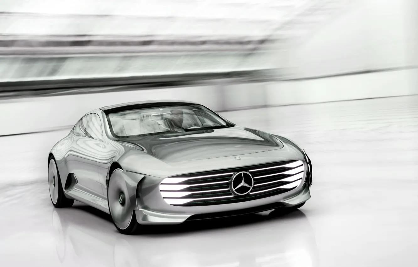 Фото обои купе, Mercedes-Benz, 2015, передом, Intelligent Aerodynamic Automobile, Concept IAA