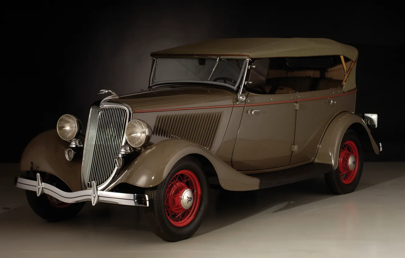 Фото обои авто, старина, ретро, Ford, Deluxe, 1934, Phaeton, V8