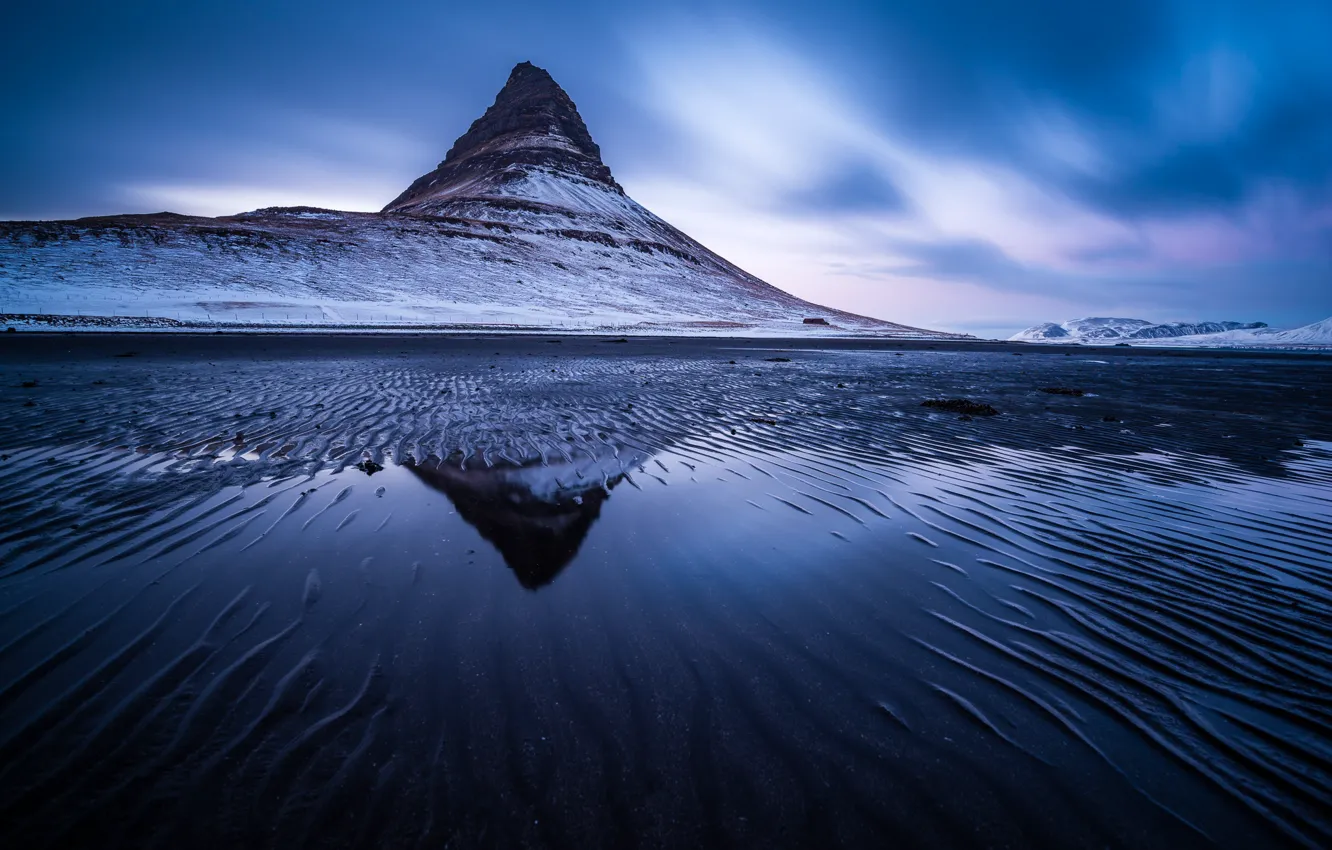 Фото обои природа, Iceland, Kirkjufell