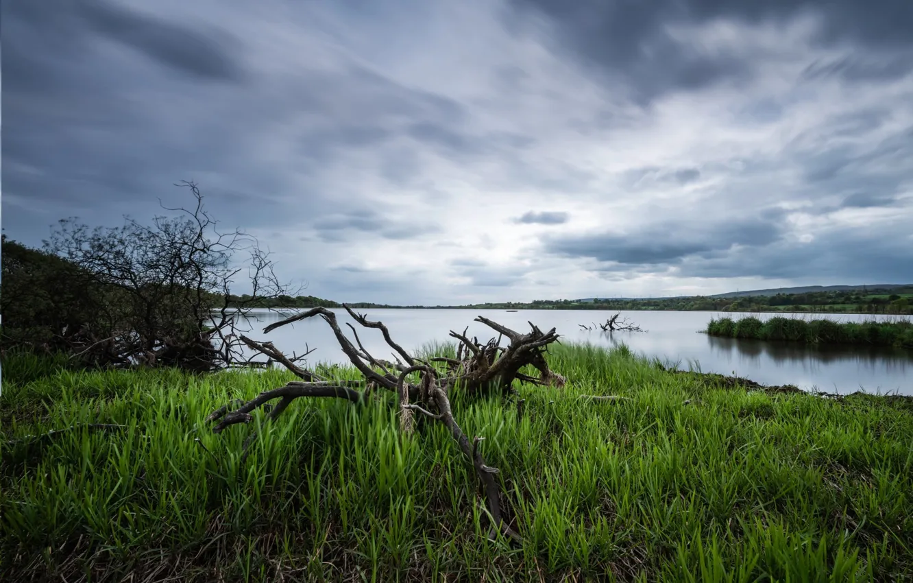 Фото обои Шотландия, Renfrewshire, Озеро Barr Loch