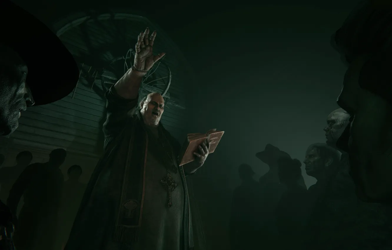 Фото обои night, cross, fear, evil, survival horror, Outlast, terror, Outlast II