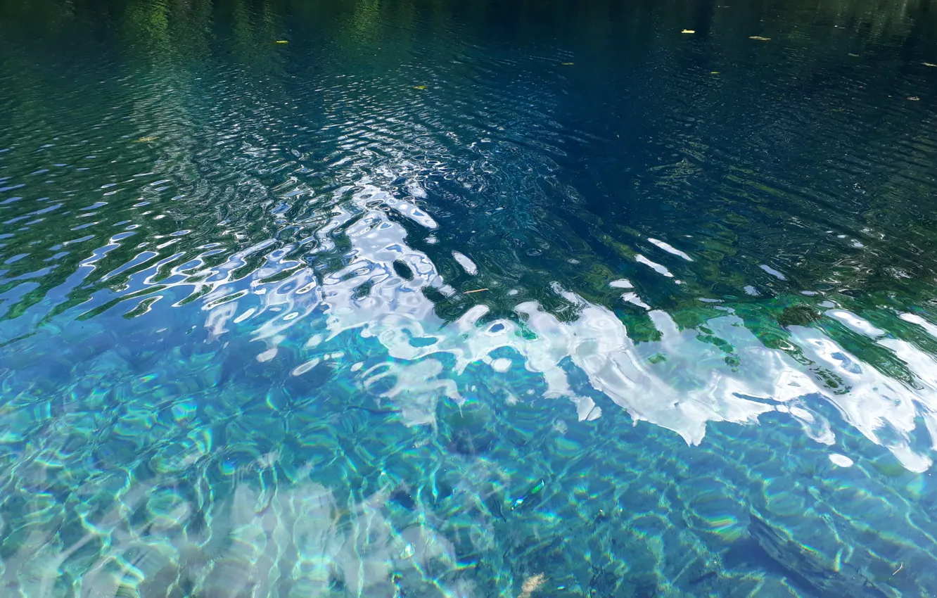 Фото обои лето, вода, голубое, прозрачное, крсииво