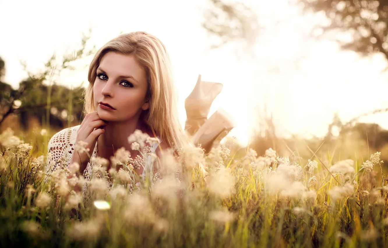 Фото обои лето, девушка, Jessica