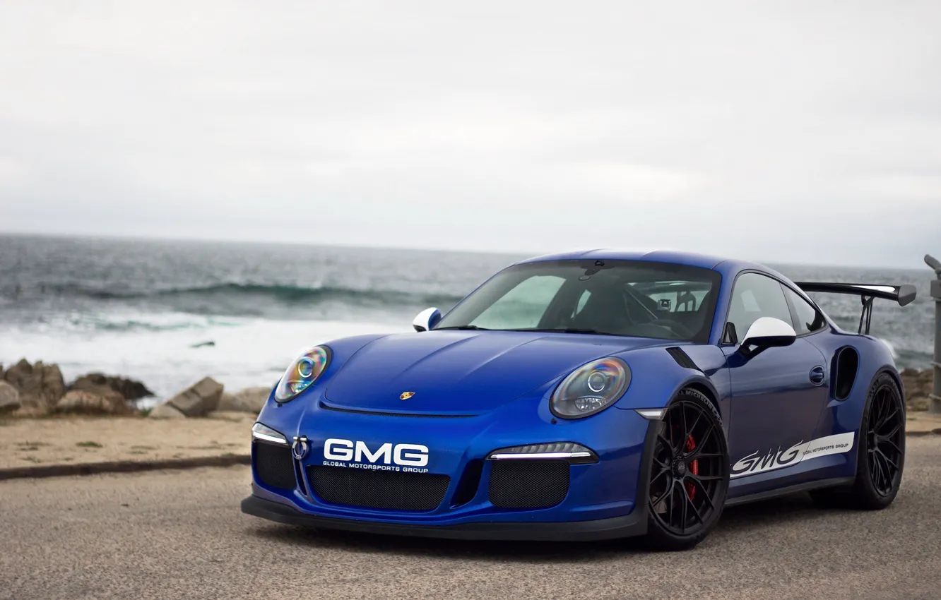 Фото обои 911, Porsche, Blue, GT3RS